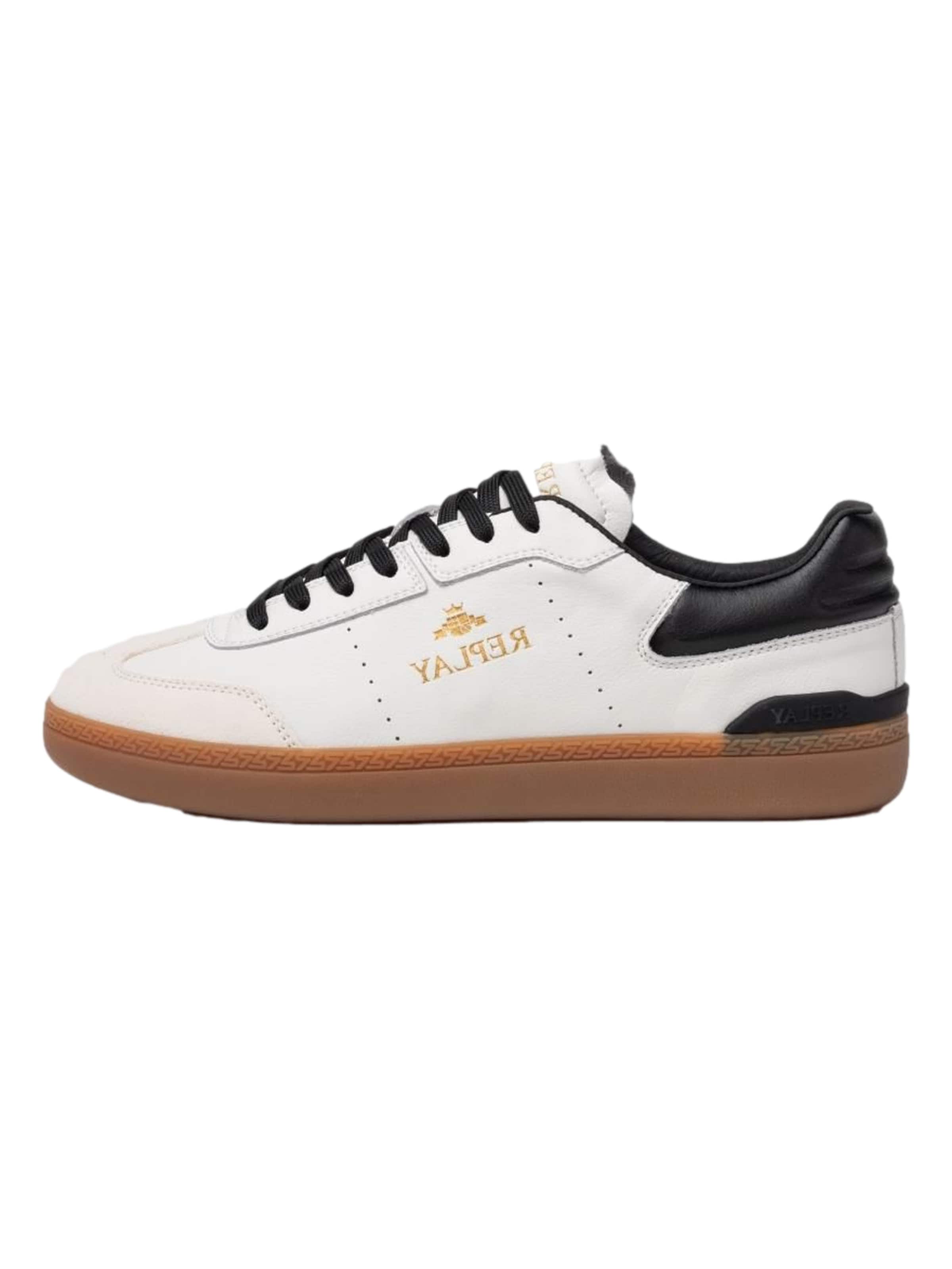 Sneaker bassa di REPLAY in bianco: frontale