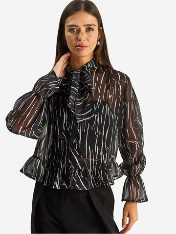 Camicia da donna di Bianco Lucci in nero