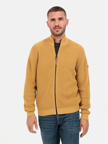 CAMEL ACTIVE Knit Cardigan in Beige: front