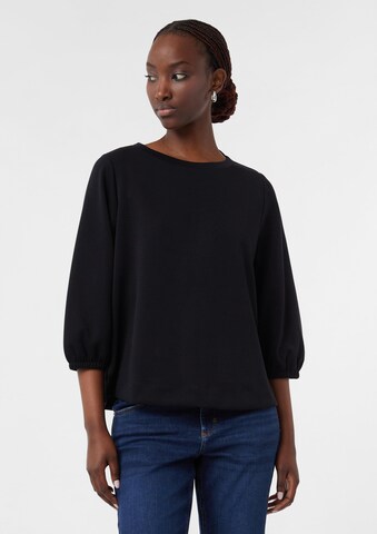 COMMA Sweatshirt in Black: front