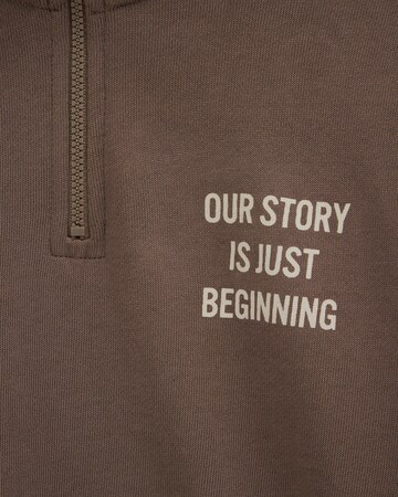 WE Fashion Sweatshirt i brun