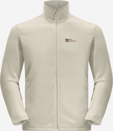 JACK WOLFSKIN Funktionsfleecejacke 'Taunus' in Braun: Vorderseite