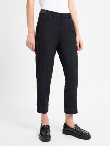 Cambio Regular Trousers ' Krystal ' in Blue: front