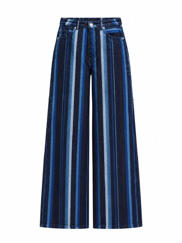 IT'S BASIC Baggy Jeans 'STRIPED SUPER BAGGY MID RISE JEANS'‌‌‌‌‌ in Blau