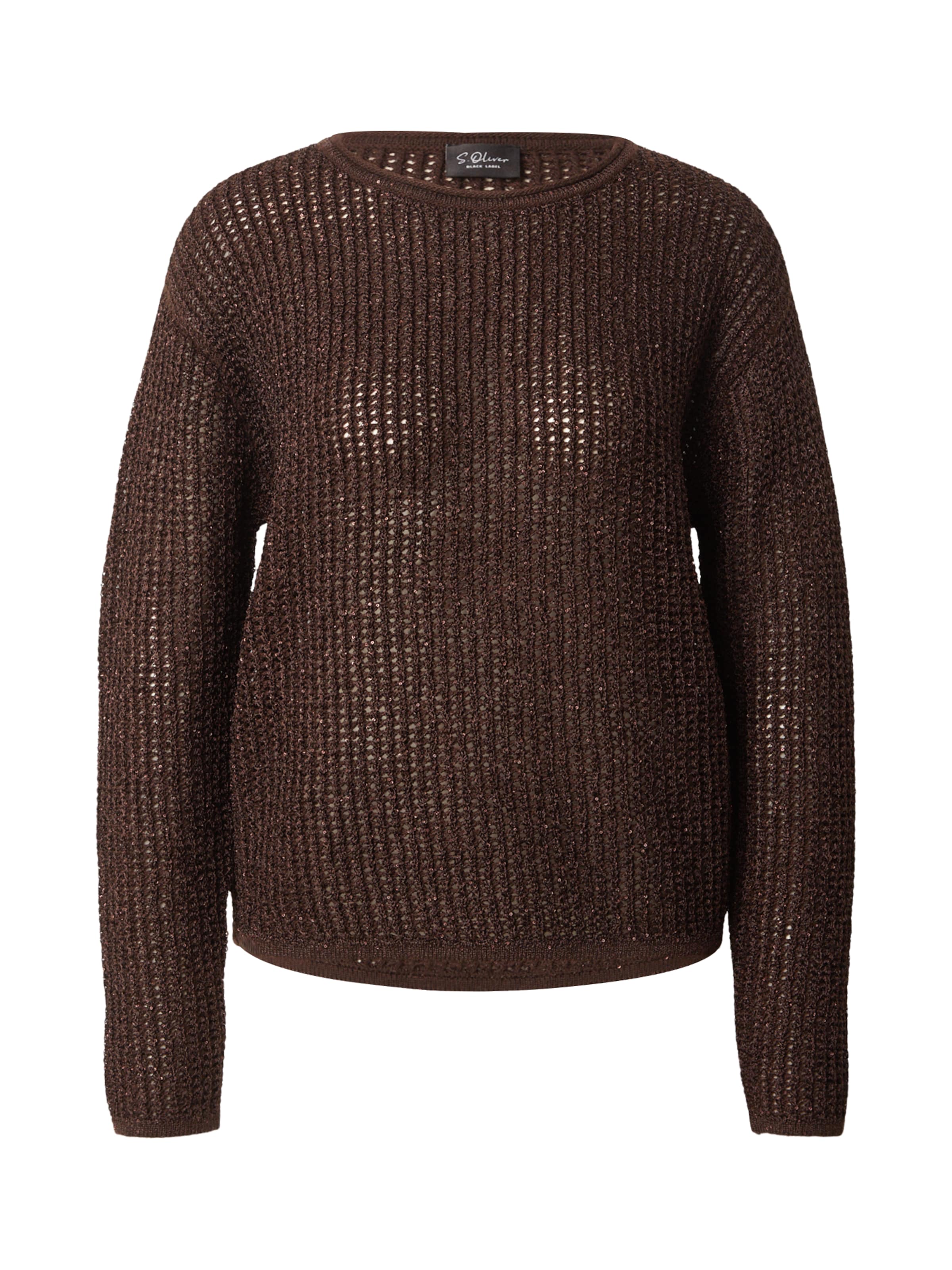 Pullover di s.Oliver BLACK LABEL in marrone: frontale