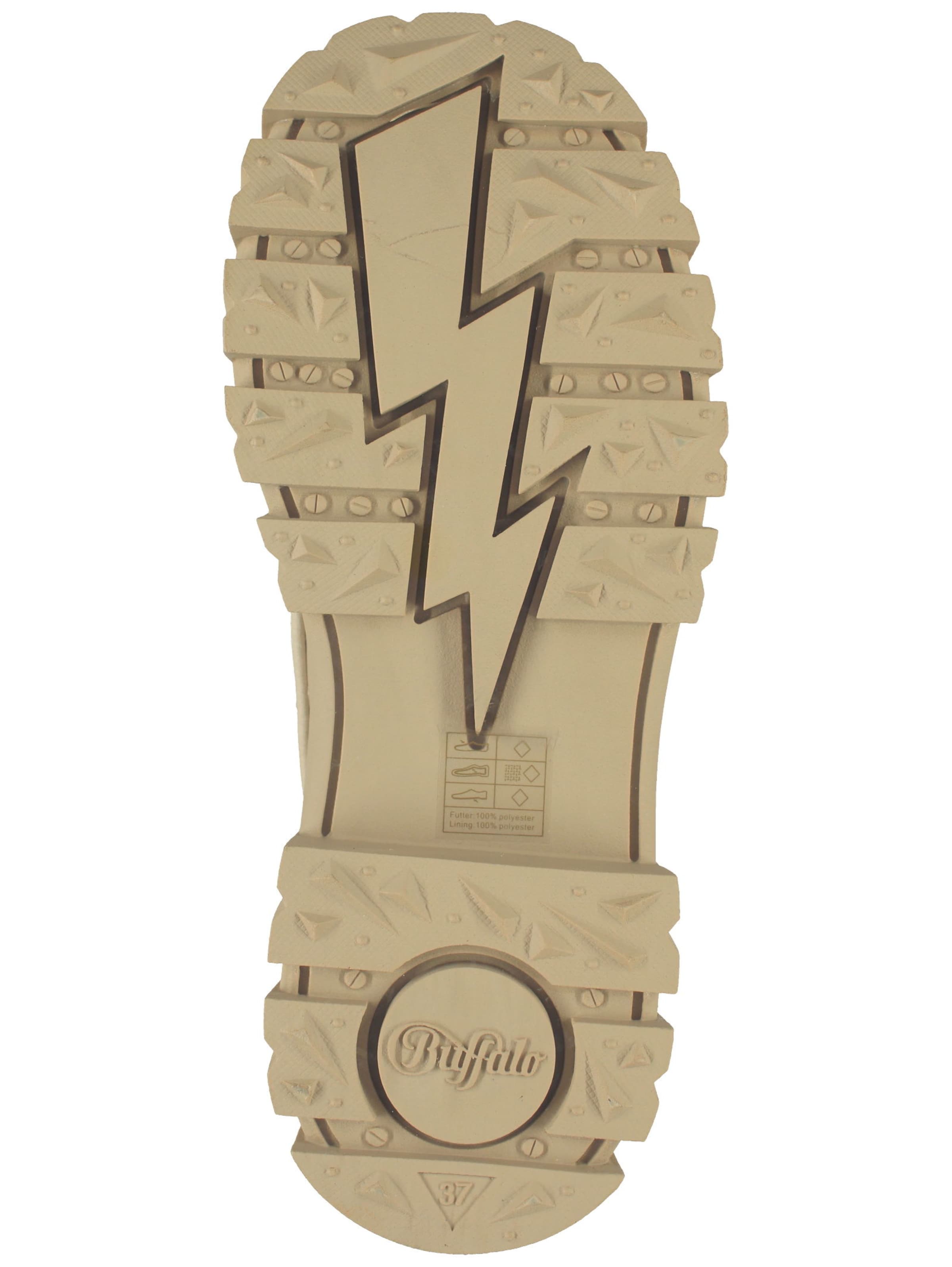 Ghete cu șireturi 'Aspha' de la BUFFALO pe bej