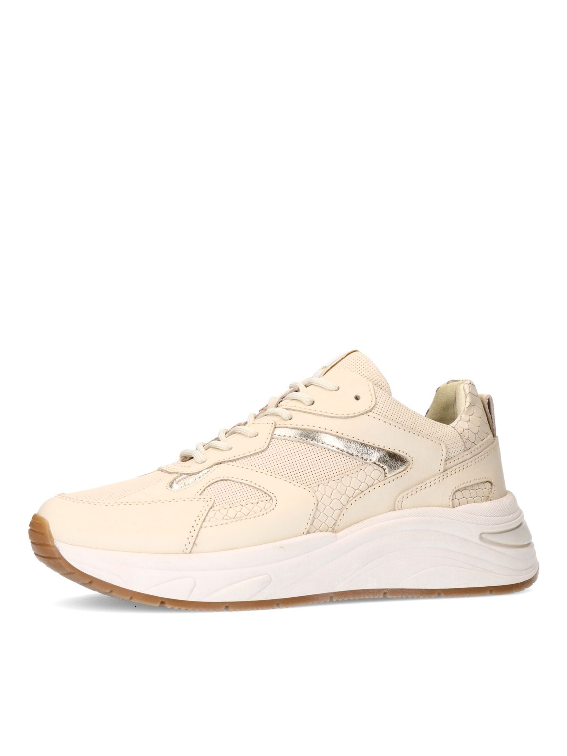 MANFIELD Sneaker in creme / gold, Produktansicht