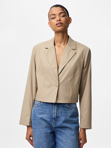 Blazer 'PCROSA' PIECES en gris : devant