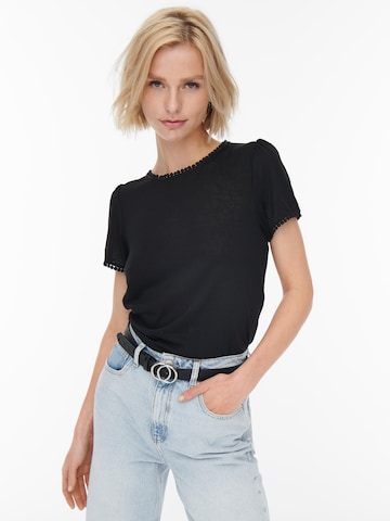 ONLY - Camiseta 'Ariana' en negro: frente