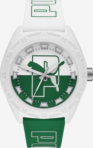 PUMA Analog Watch in Green: front