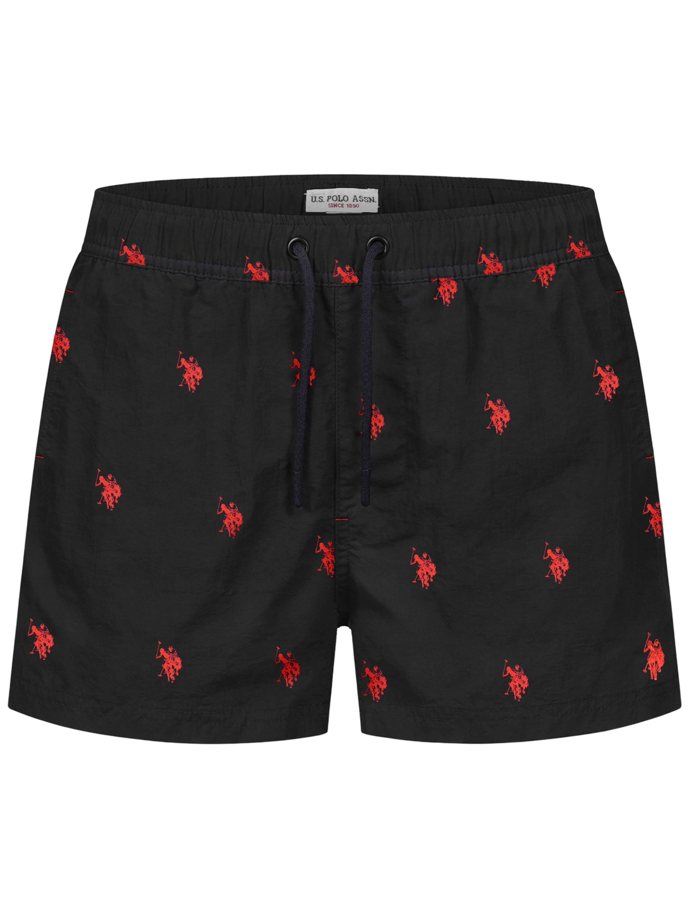 Shorts de bain U.S. POLO ASSN. en noir : devant