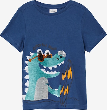 T-Shirt s.Oliver en bleu : devant