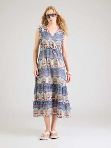 Lollys Laundry Zomerjurk 'Samo' in Blauw: voorkant