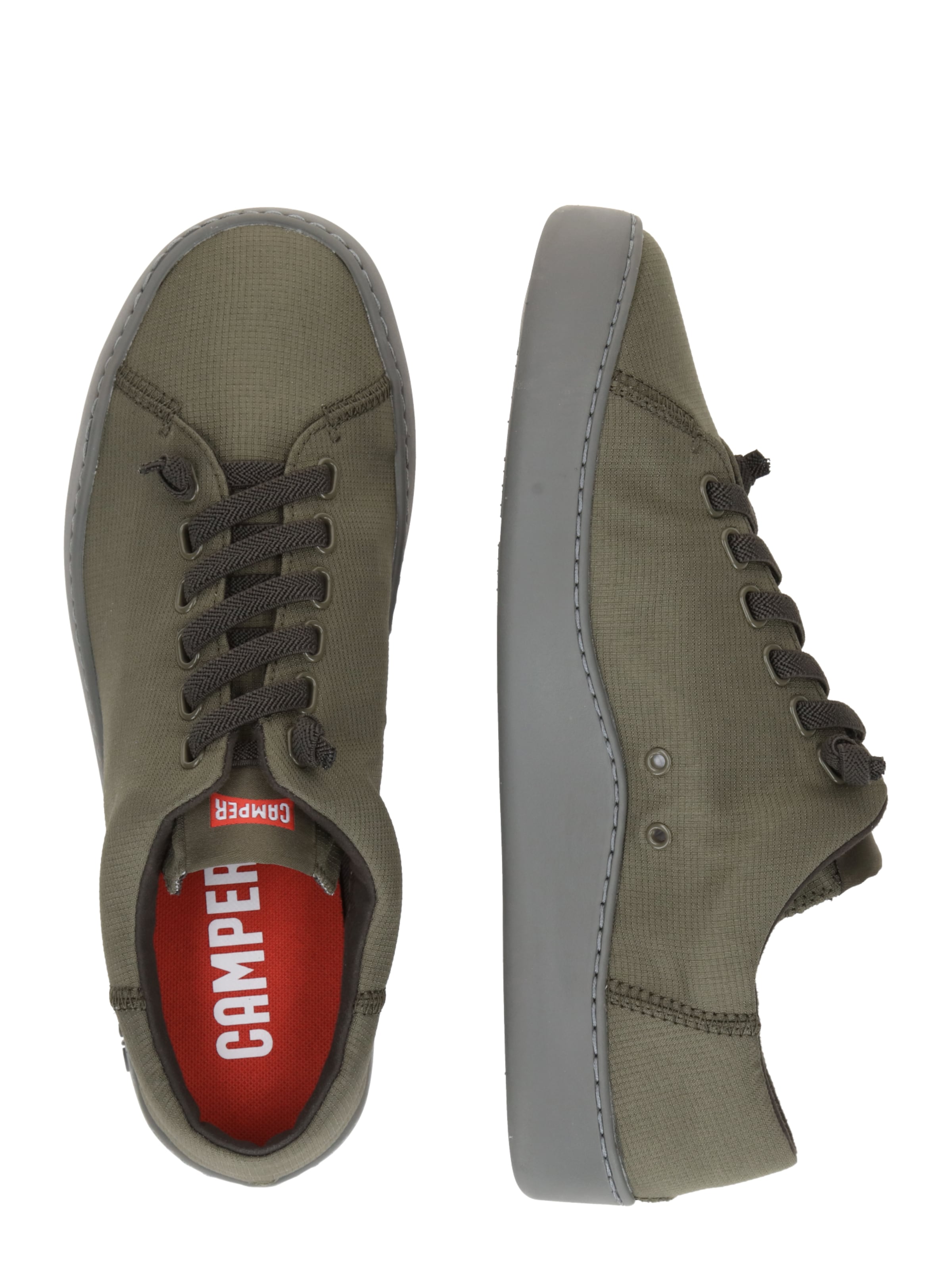 CAMPER Trampki niskie 'Peu Touring' w kolorze zielony