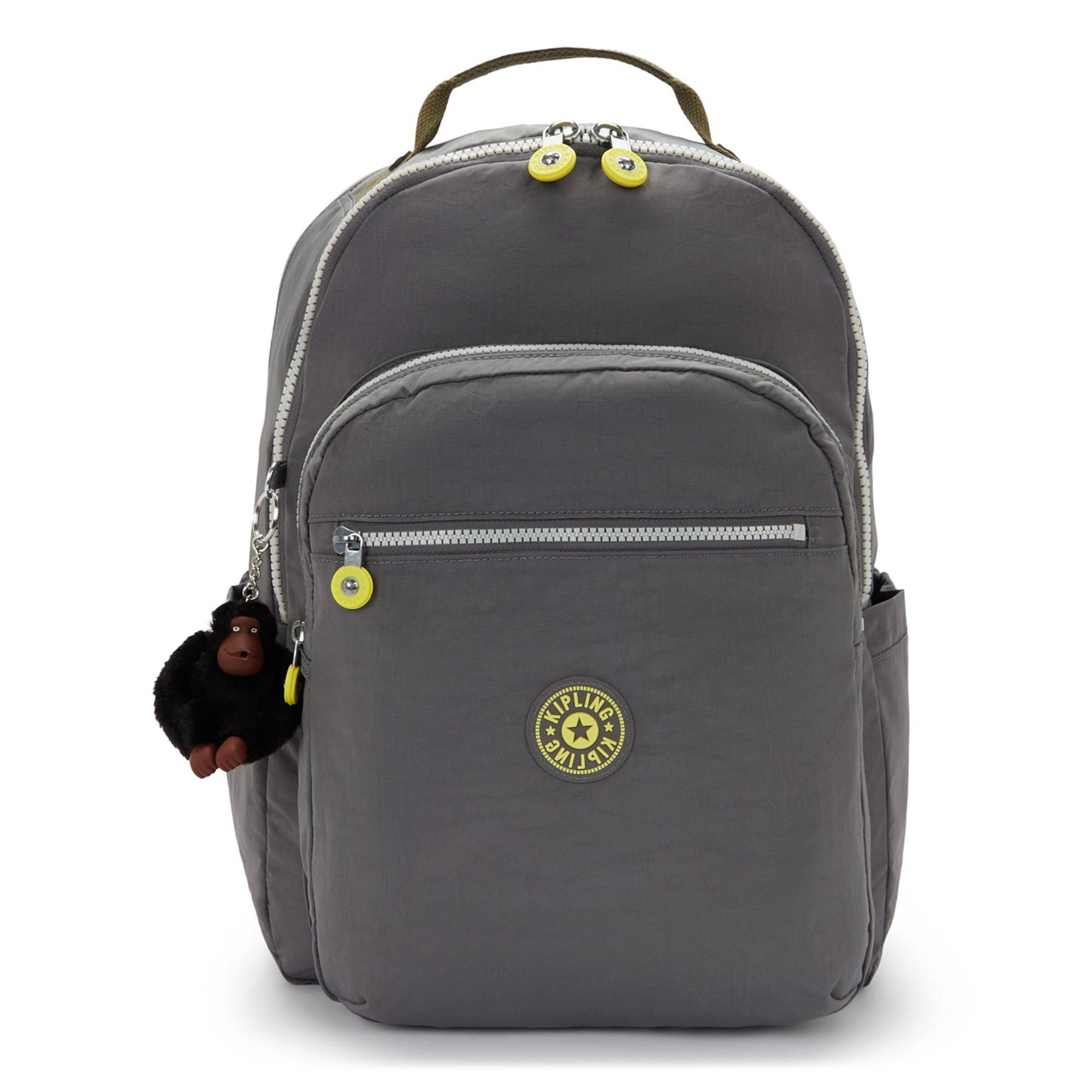 Zaino 'Seoul College Extra' di KIPLING in grigio: frontale
