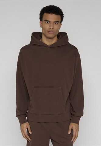 Urban Classics - Sweatshirt em castanho: frente