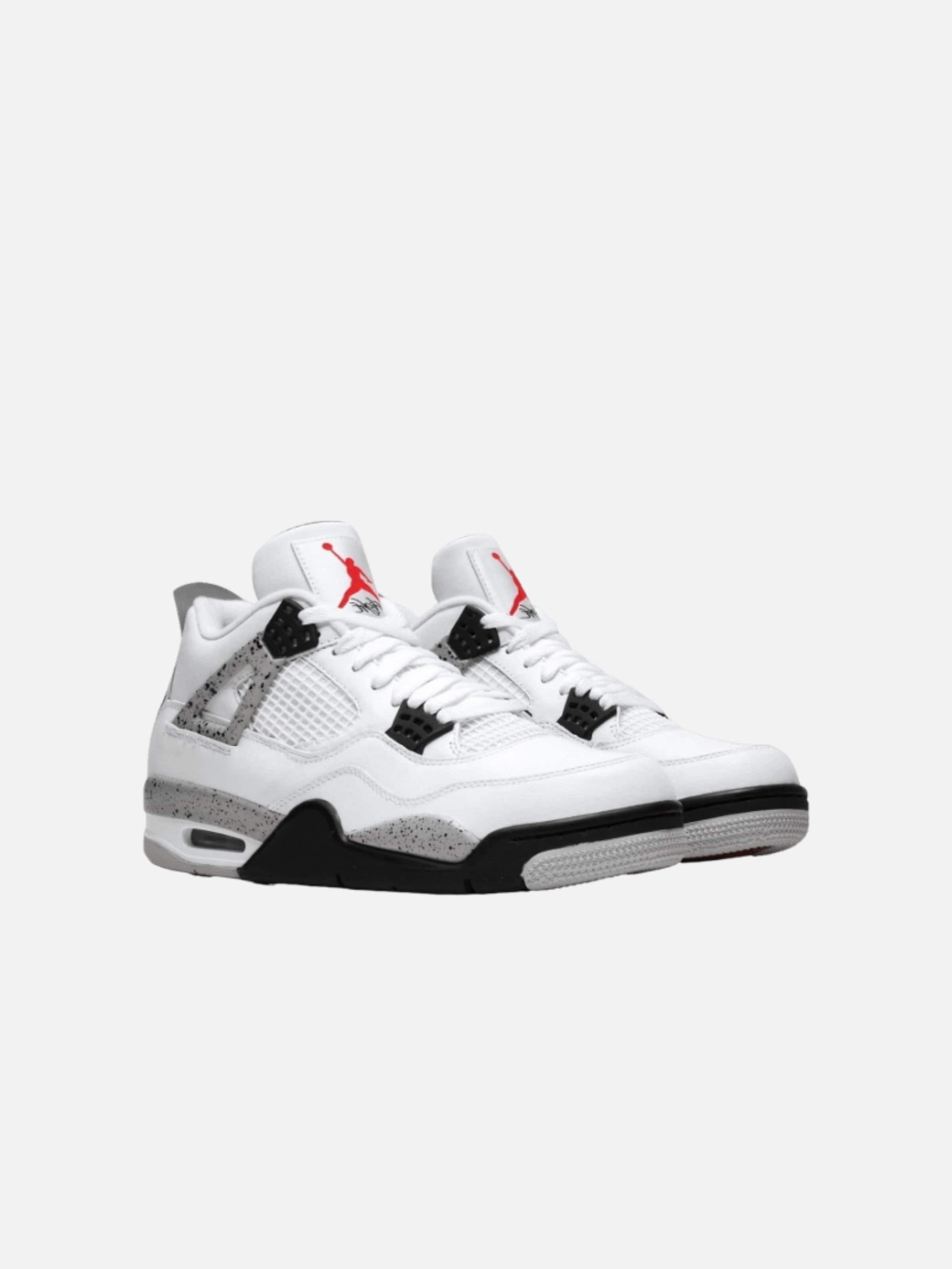 Sneaker alta 'Air Jordan 4 Retro White Cement' di Jordan in grigio