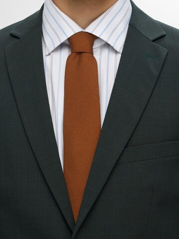 Cravate SELECTED en marron