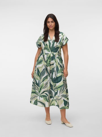 Vero Moda Curve - Vestido de verano 'VMCZoey' en verde