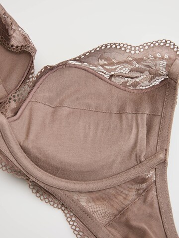 ESOTIQ - Push-up Sujetador 'Vivian' en marrón