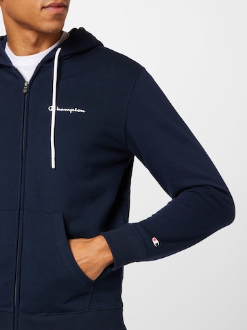 Giacca di felpa di Champion Authentic Athletic Apparel in blu