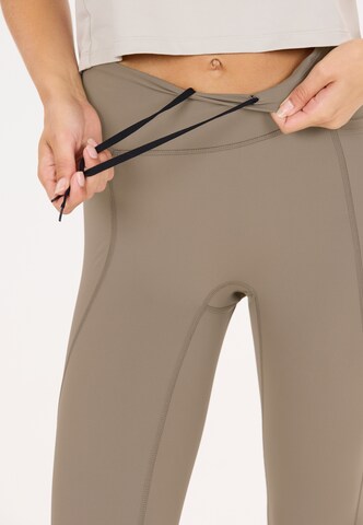 Athlecia Slim fit Sports trousers 'Aliya V2' in Beige