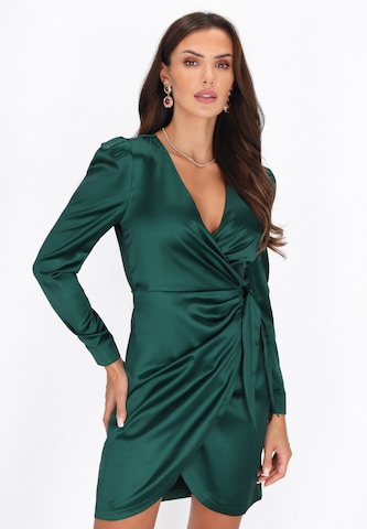 faina Jurk in Groen: voorkant