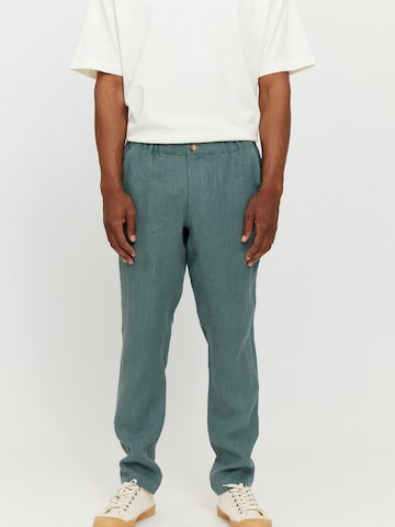 mazine Regular Pants ' Littlefield Linen ' in Green: front