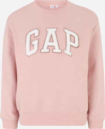 Gap Petite Sweatshirt 'HERITAGE' i rosa: framsida