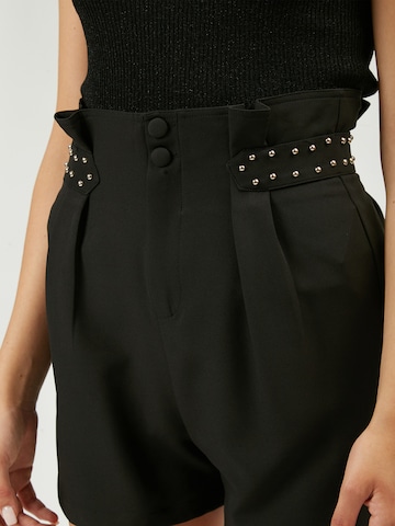 Influencer Широка кройка Панталон с набор в черно