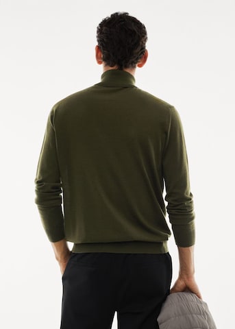 MANGO MAN Sweater 'Willyt' in Green