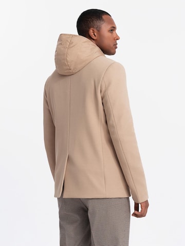 Ombre Slim Fit Sakko in Beige