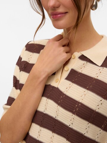 VERO MODA Trui 'VMRandi' in Beige