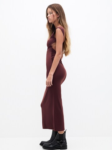 Pull&Bear Kleid in Rot