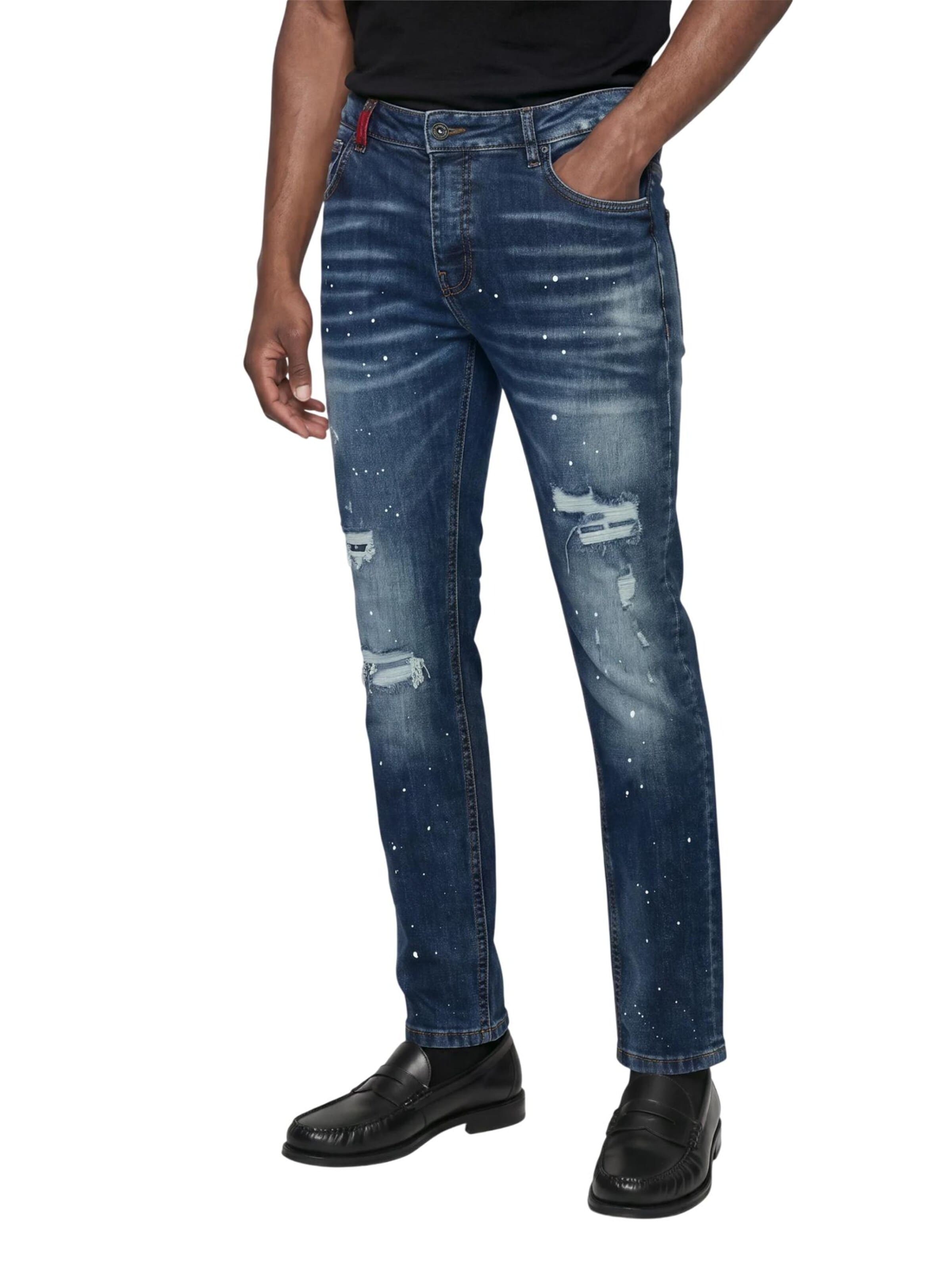 2Y Studios Slim fit Jeans 'Leonardo' in Blue: front