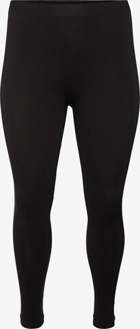 Vero Moda Curve Skinny Leggings 'Lana' i svart: framsida