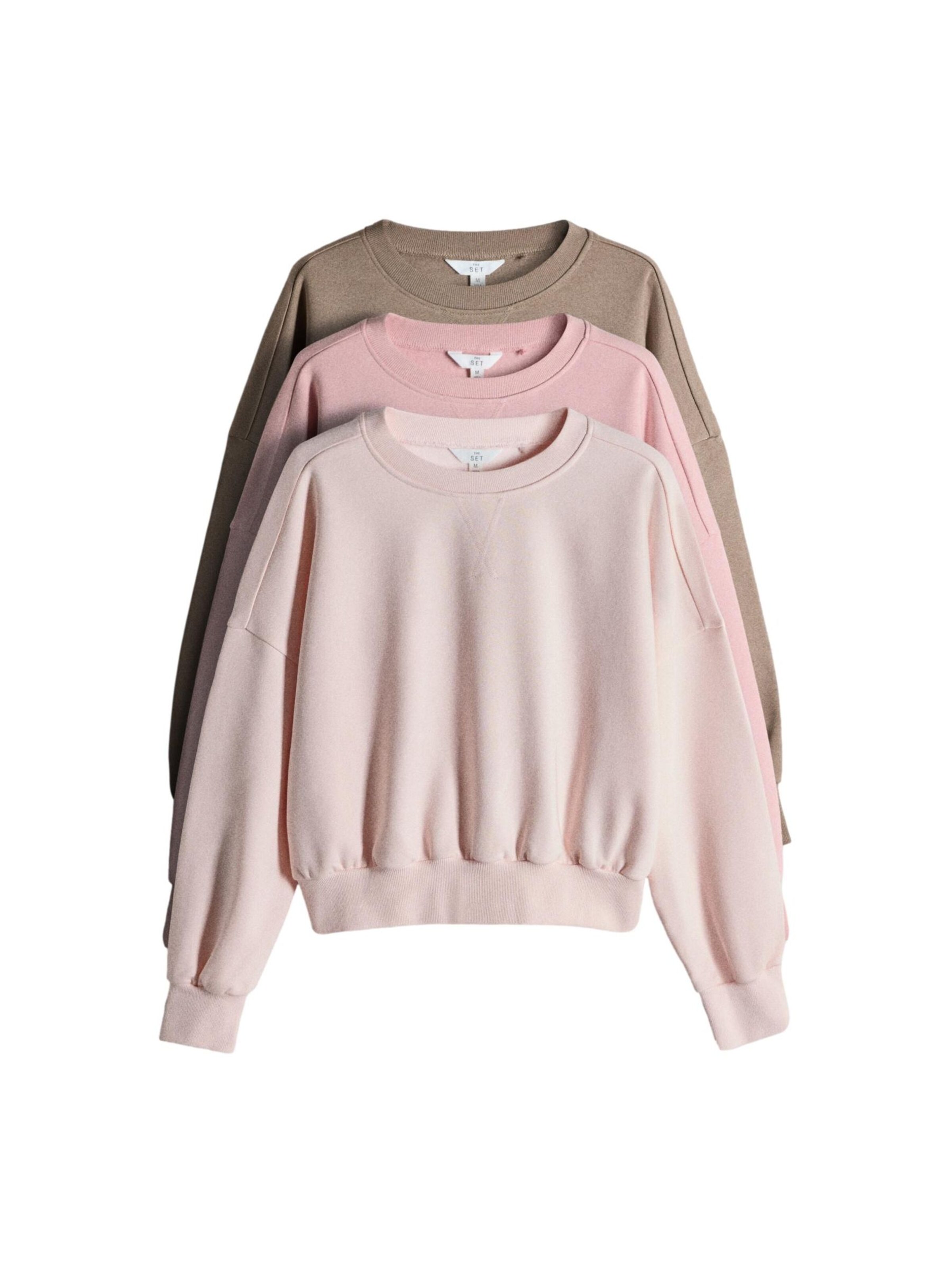 The Set - Sudadera en marrón: frente