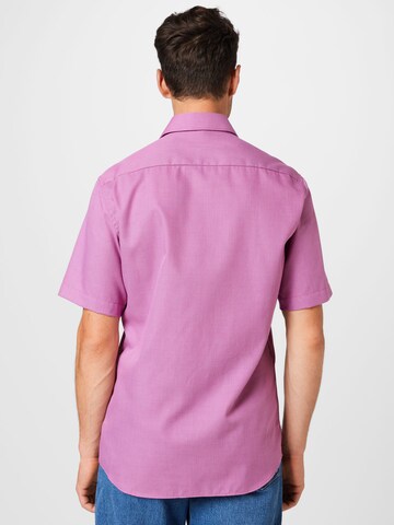 ETERNA Regular fit Button Up Shirt in Pink