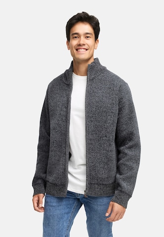 INDICODE JEANS Gebreid vest ' INFilion ' in Zwart