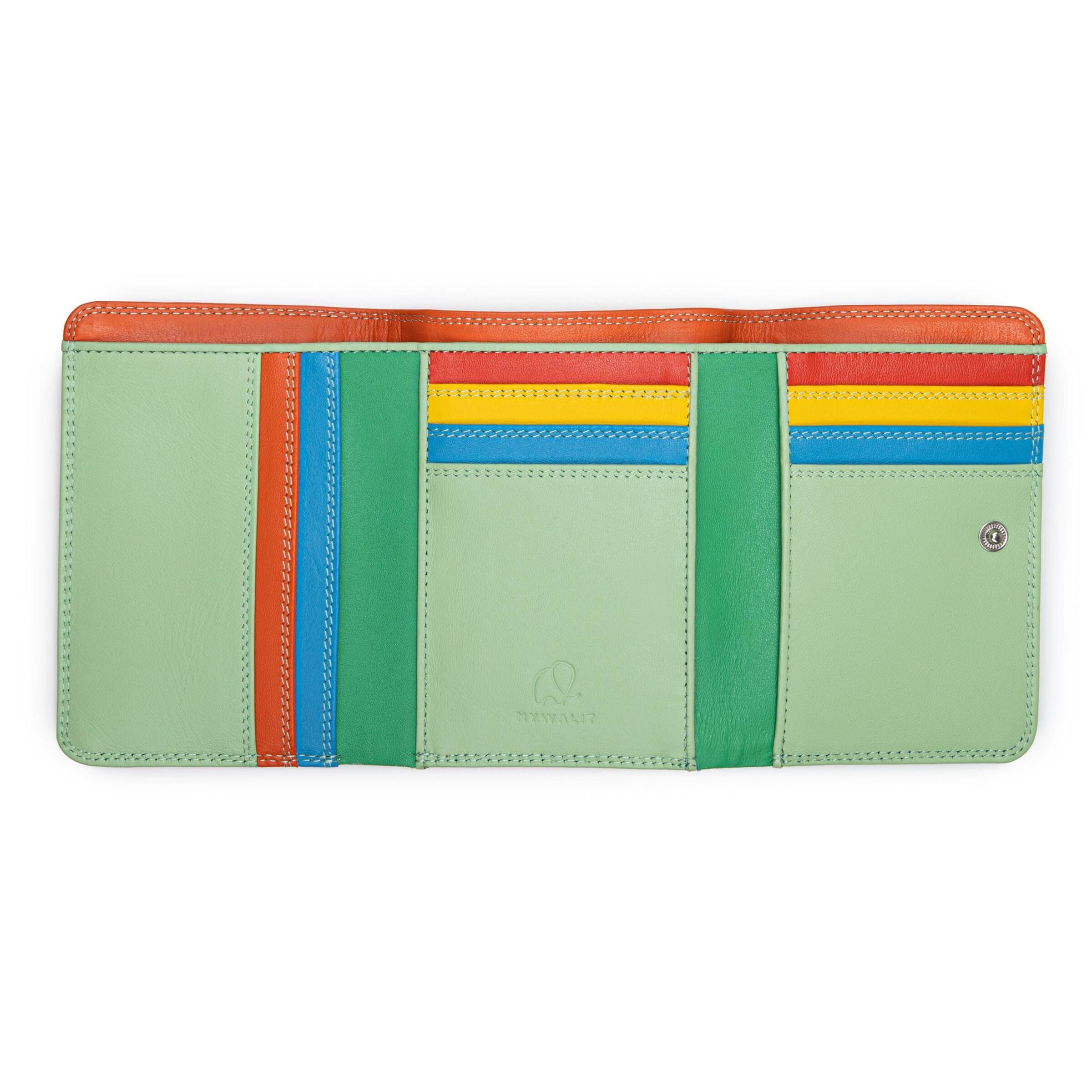mywalit Wallet 'Medium Tri-fold' in Green