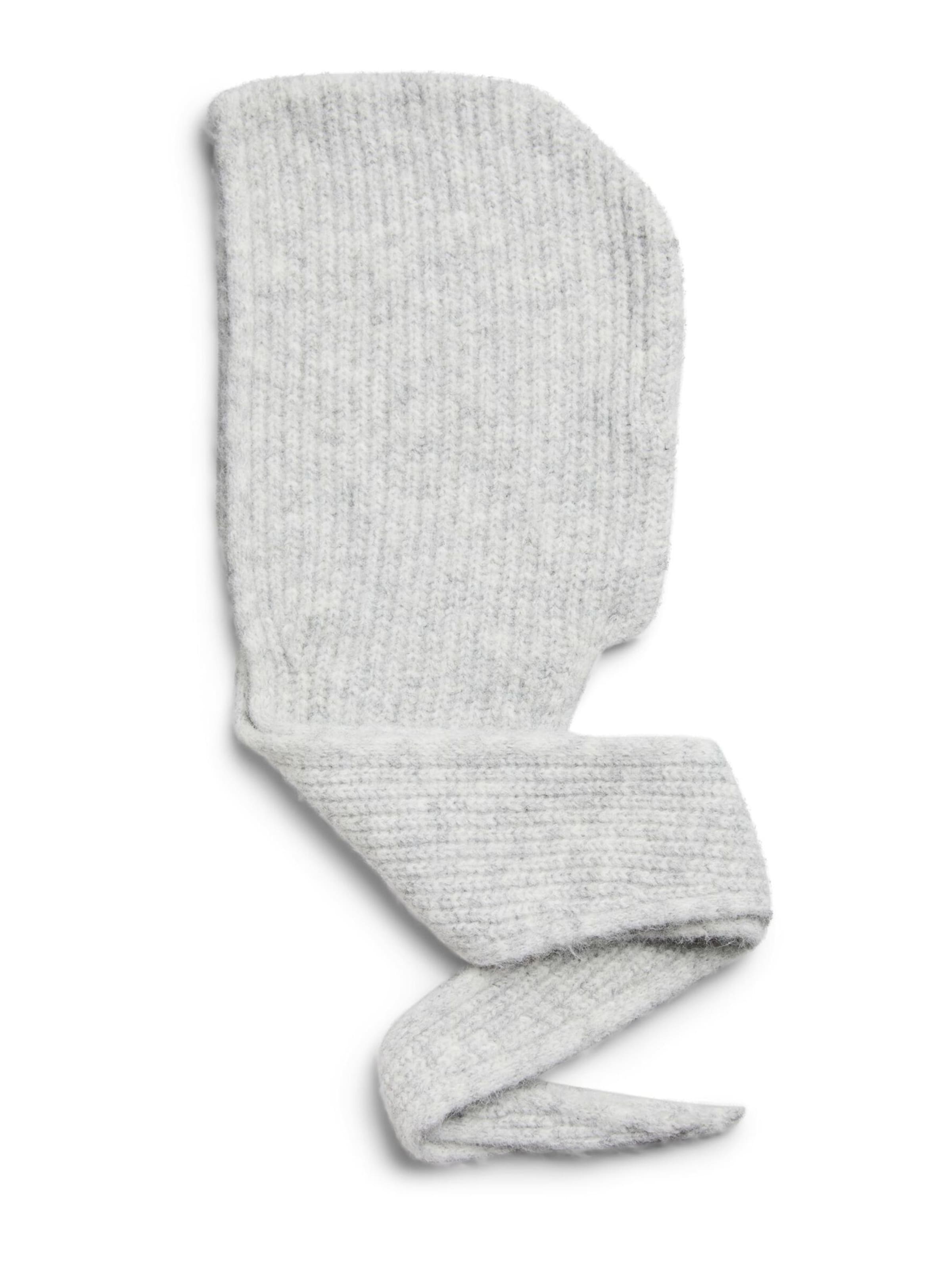 Bonnet 'PCREBEKKA' PIECES en gris : devant