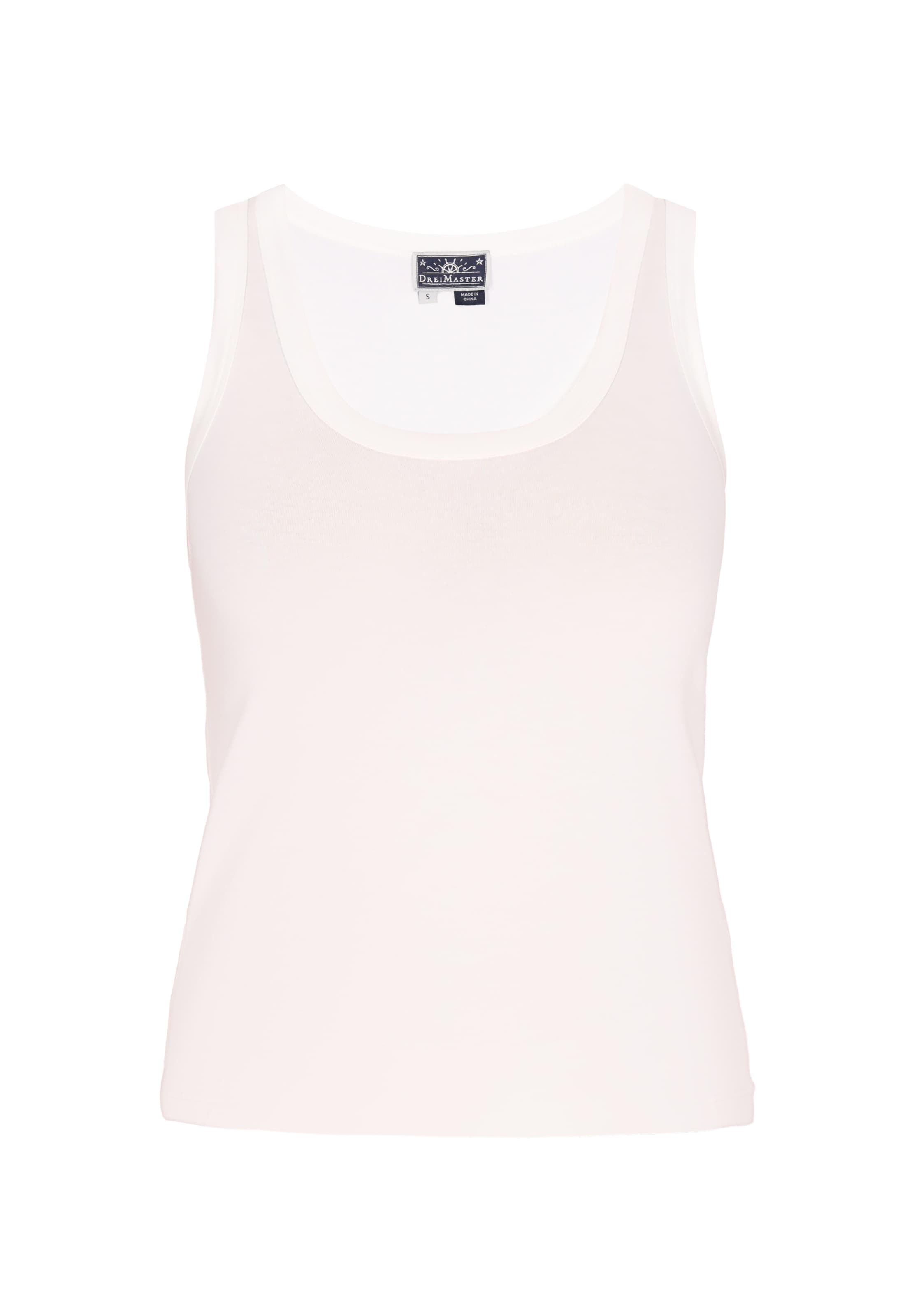 DreiMaster Maritim Топ в бяло: отпред
