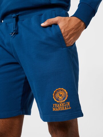 FRANKLIN & MARSHALL Regular Shorts in Blau