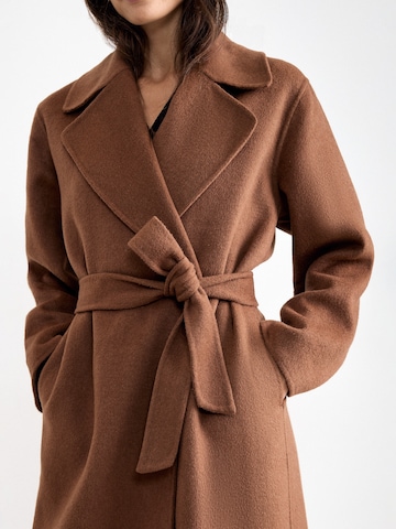 Phase Eight Between-Seasons Coat in Brown: front