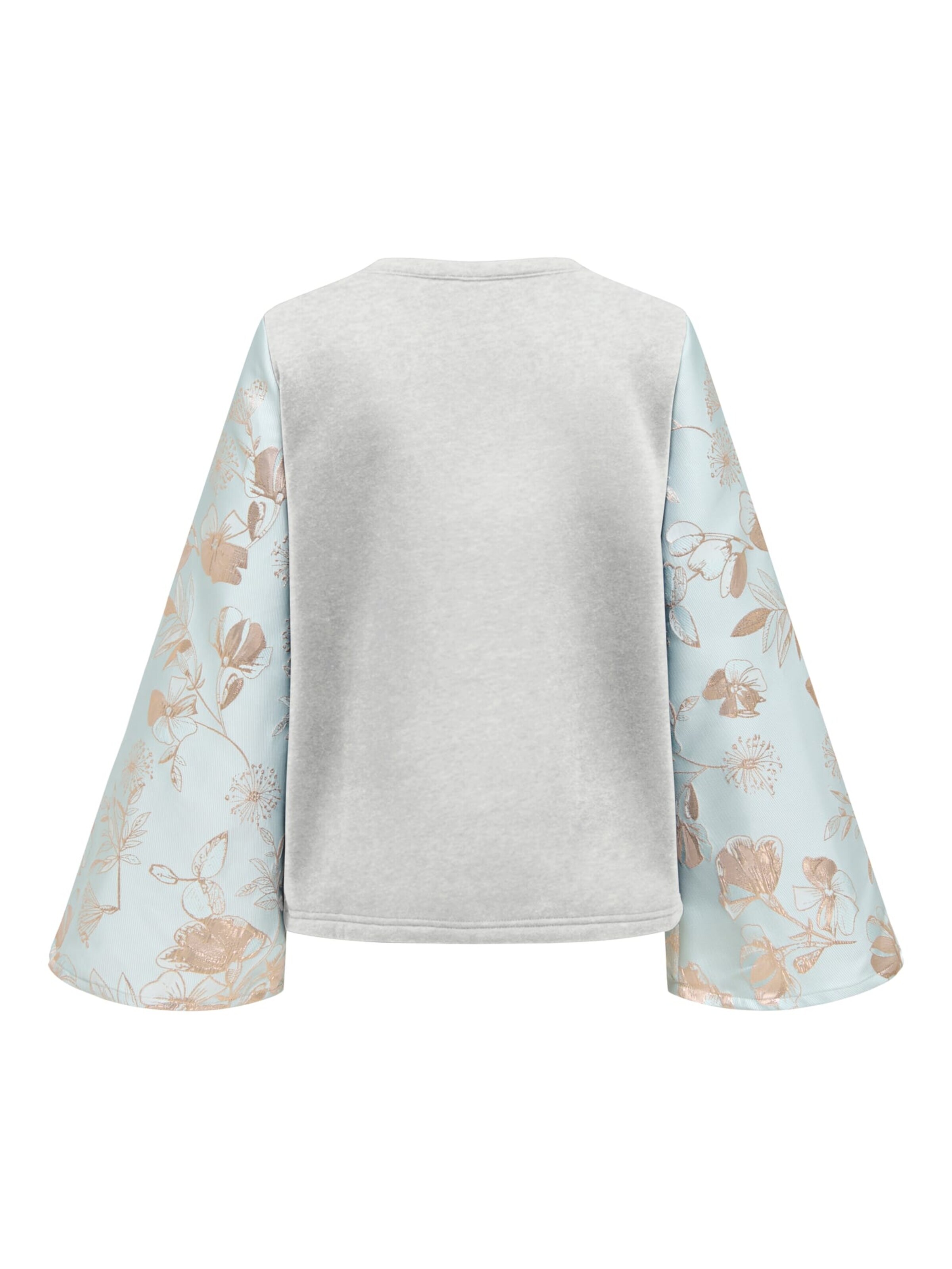 Jaqueline de Yong Sweatshirt 'Violet' in Grey: front