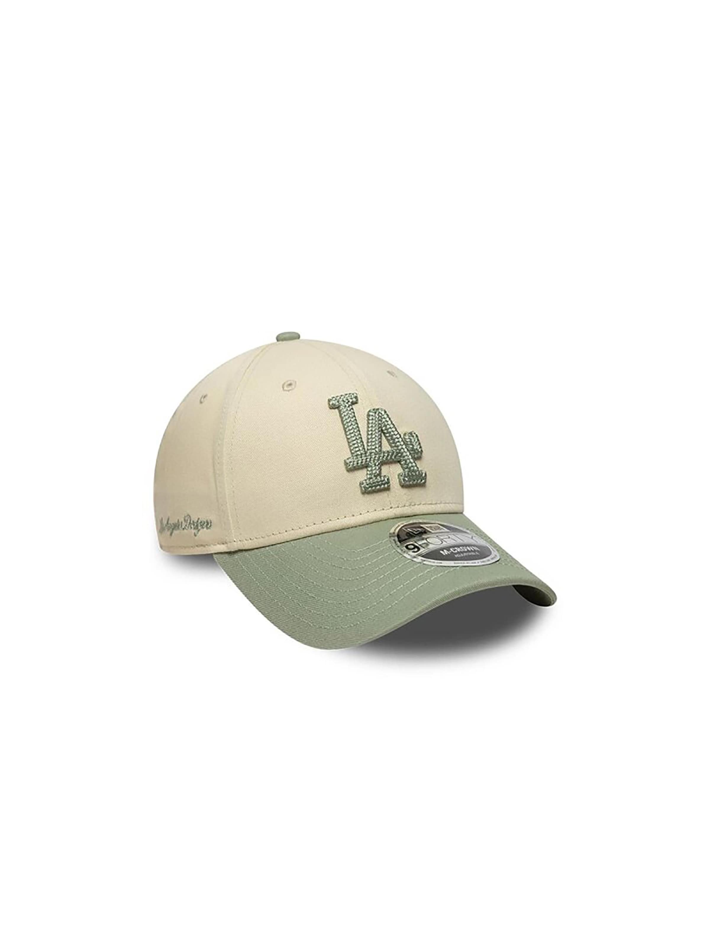 NEW ERA Cap 'MLB Los Angeles Dodgers Side Script' in Green