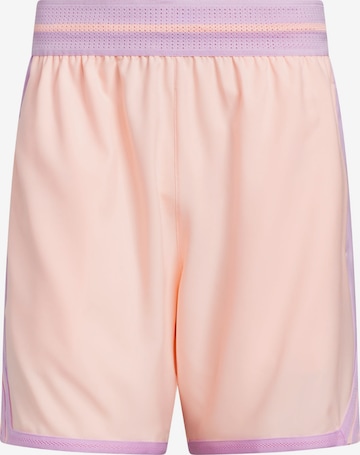 ADIDAS PERFORMANCE - Calças de desporto 'Anthony Edwards Crazy Lite' em rosa: frente