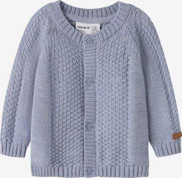 Cardigan NAME IT en bleu : devant