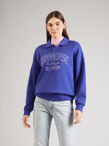 Sweat-shirt 'RETRO CHUCK' CONVERSE en violet : devant