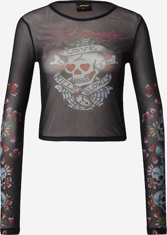 Ed Hardy Shirt in Black: front